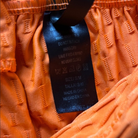 Bright Orange Set Textured Hoodie Jacket Leggings 🧡 - Picture 10 of 12